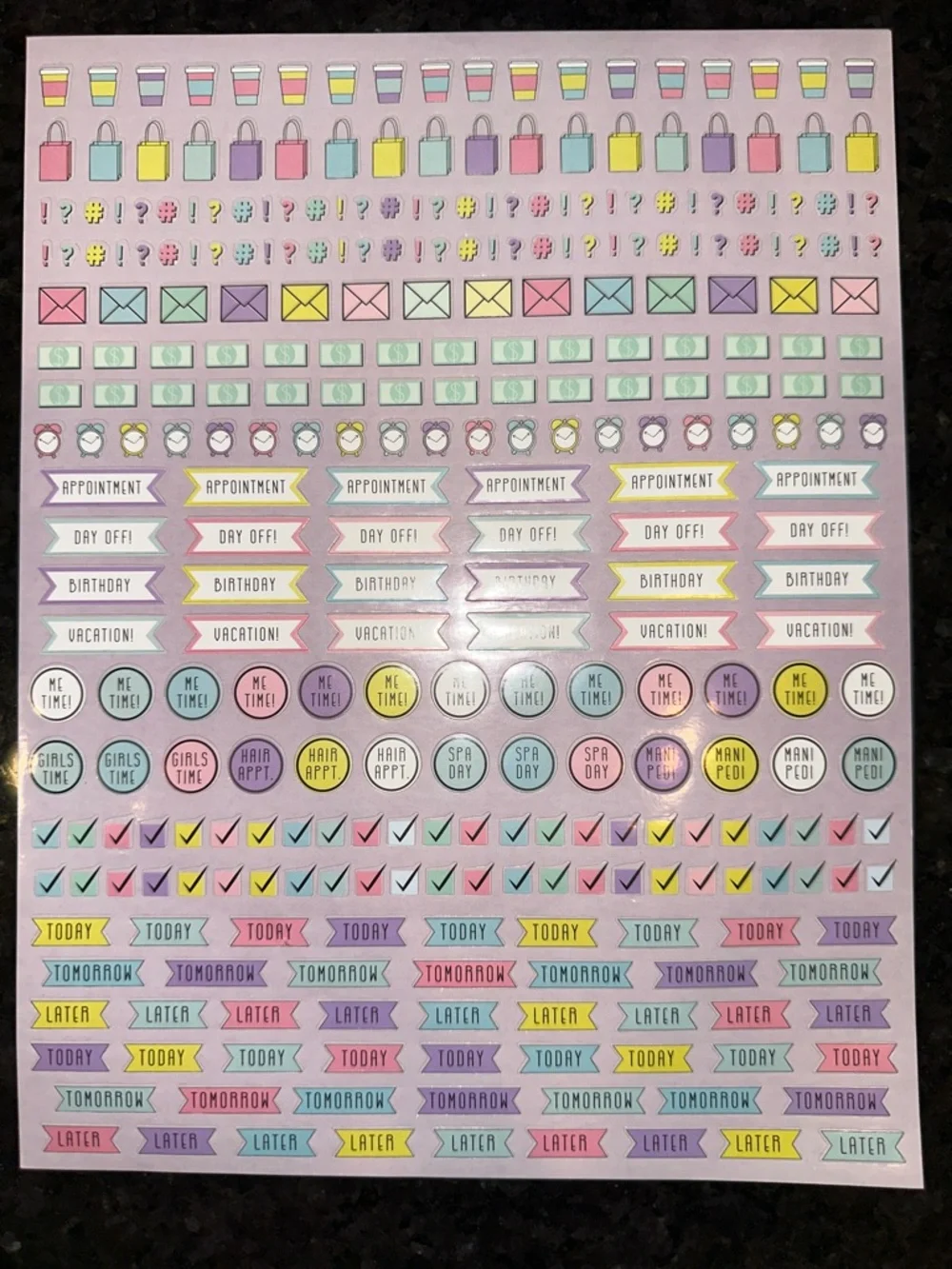 🆕 Bundle of Planner Sticker Sheets